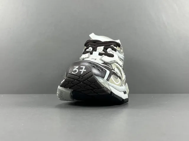 Balenciaga Defender White Gray Black Chunky Sneakers 18