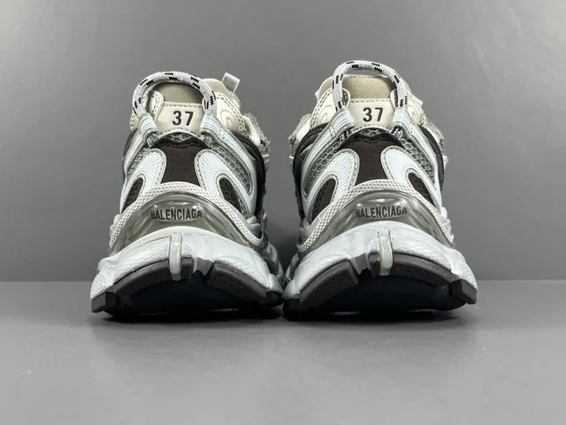 Balenciaga Defender White Gray Black Chunky Sneakers 20