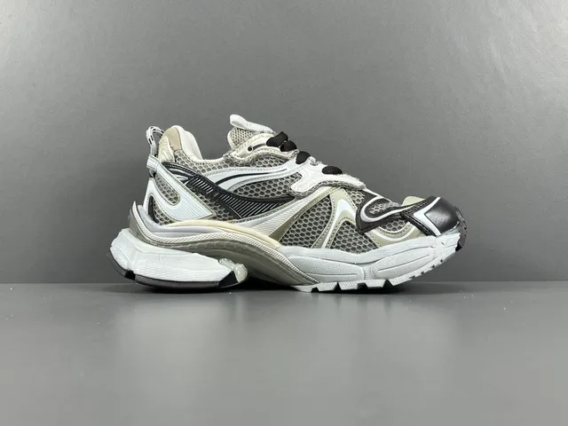 Balenciaga Defender White Gray Black Chunky Sneakers 21