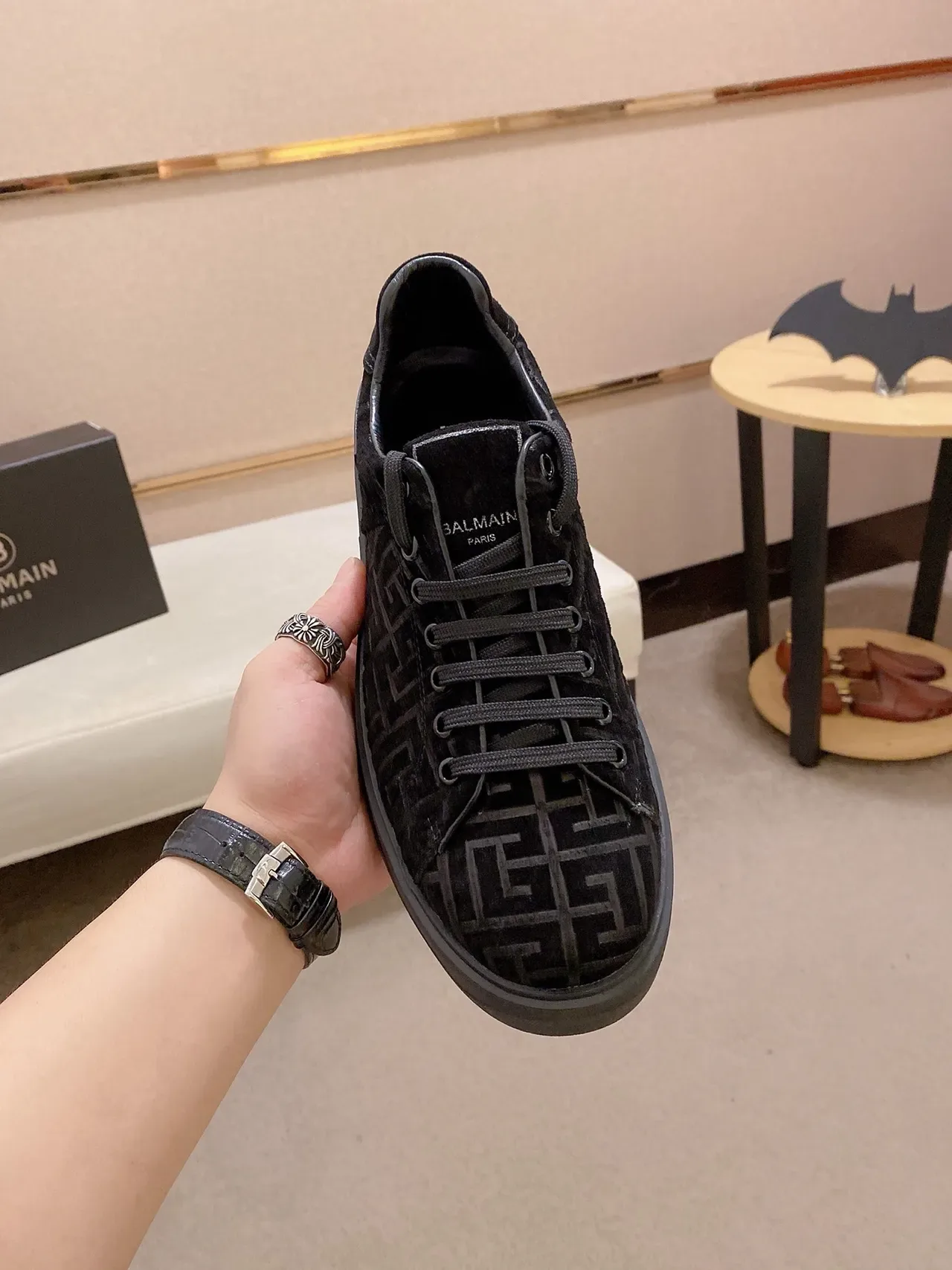 Balenciaga Le City Monogram Black Lifestyle Sneakers 5