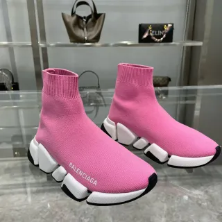 Balenciaga Speed Trainer Zapatillas Lifestyle con ajuste a calcetín rosa