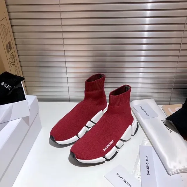 Balenciaga Speed Trainer Rouge Blanc Noir lifestyle sneakers 3