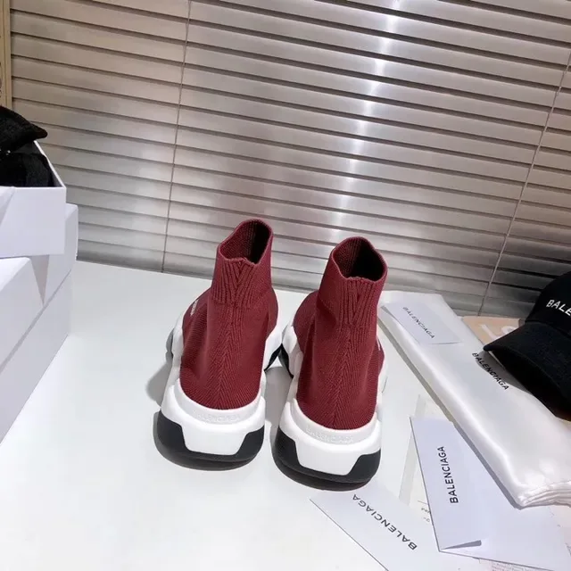 Balenciaga Speed Trainer Rouge Blanc Noir lifestyle sneakers 7