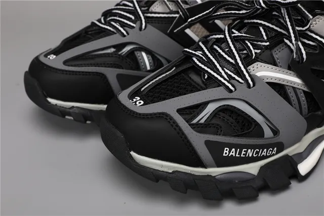 Balenciaga Track Sneaker Tênis chunky pretos cinza 4