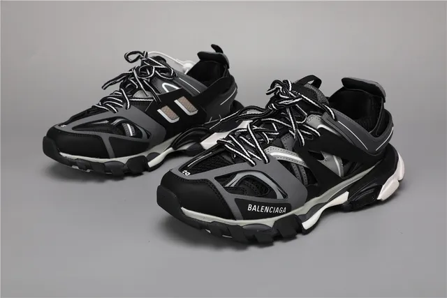 Balenciaga Track Sneaker Tênis chunky pretos cinza 5