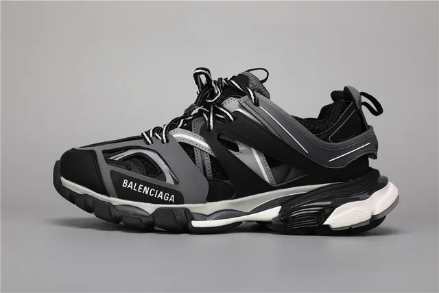 Balenciaga Track Sneaker Tênis chunky pretos cinza 9