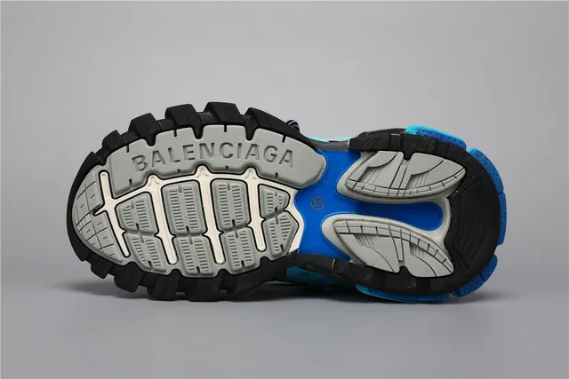 Balenciaga Track Sneaker bleu royal cyan rose sneakers à semelle épaisse 6