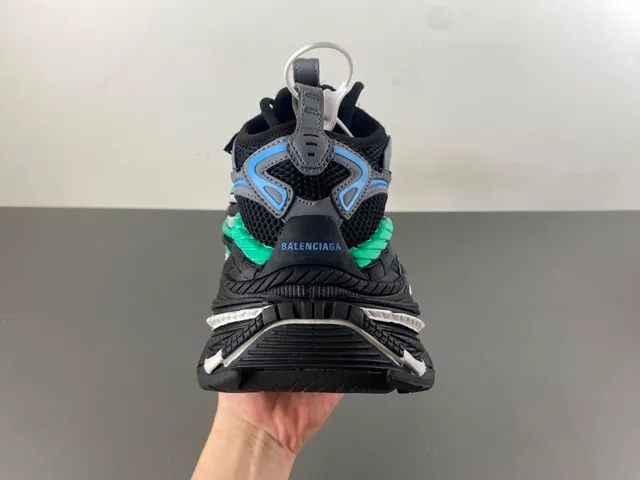 Balenciaga Track Trainer gris noir vert sneakers à semelle épaisse 4