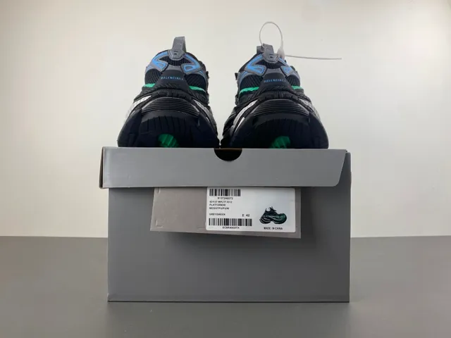 Balenciaga Track Trainer gris noir vert sneakers à semelle épaisse 17