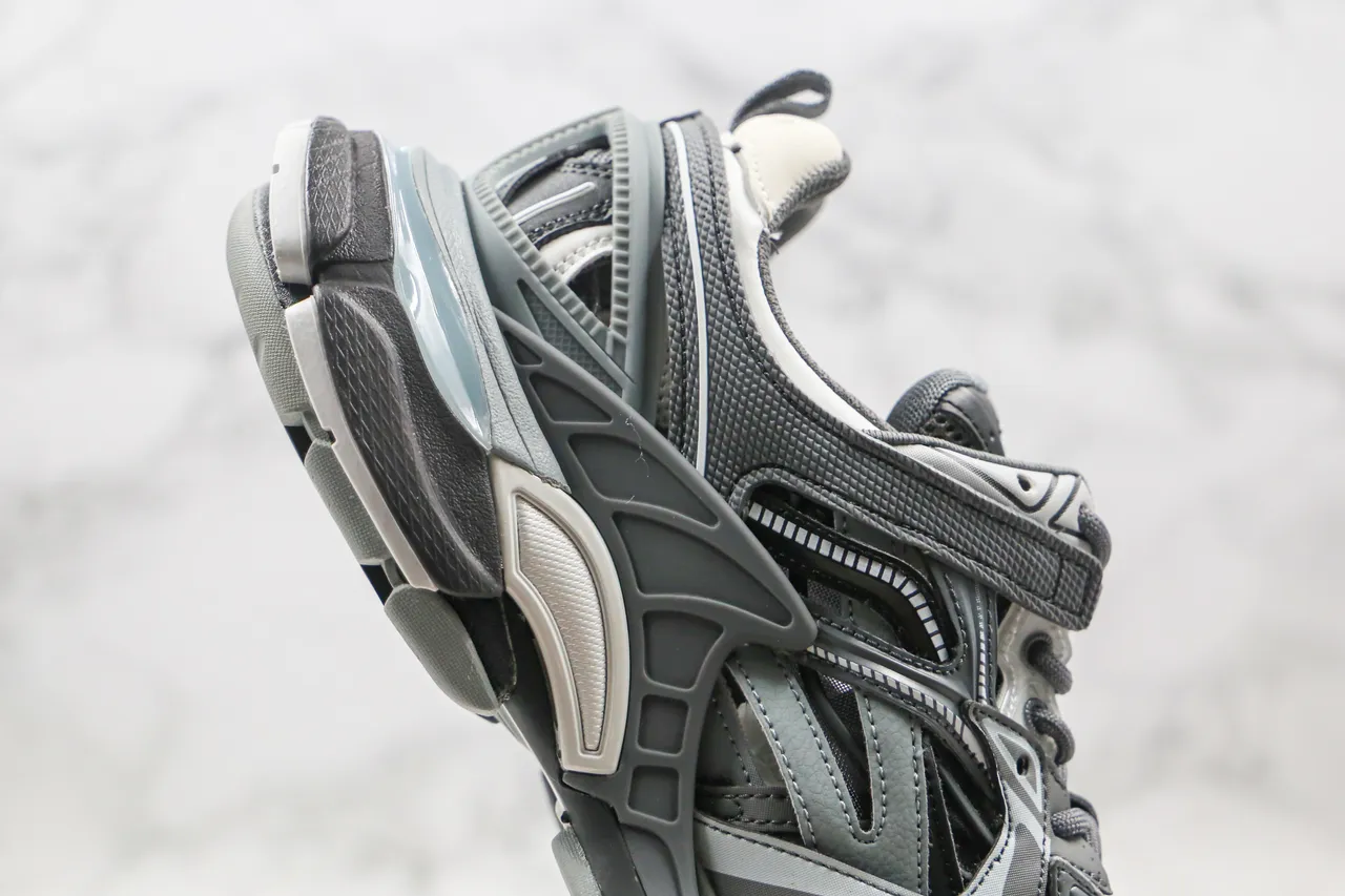 Balenciaga Track Trainer cinza azul gelo tênis chunky 5