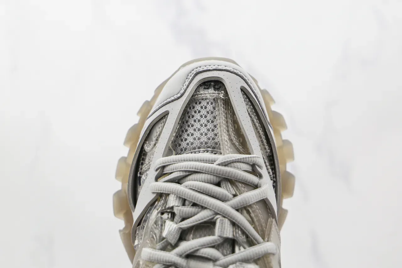 Balenciaga Track Trainer sneakers chunky blanches grises transparentes 5