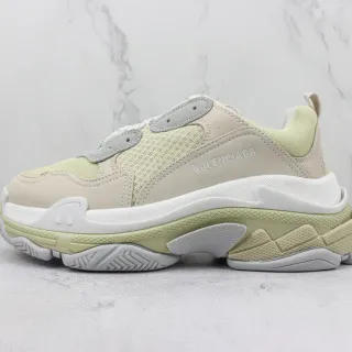 Balenciaga Triple S beige verde pálido zapatillas chunky