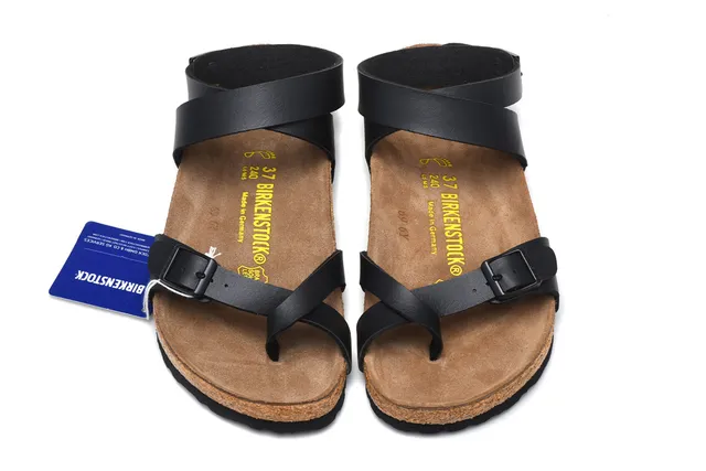 Birkenstock Arizona Sandales casuales en cuir noir 3