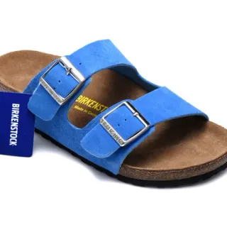 Birkenstock Arizona নীল স্যুড ক্যাজুয়াল স্যান্ডেল