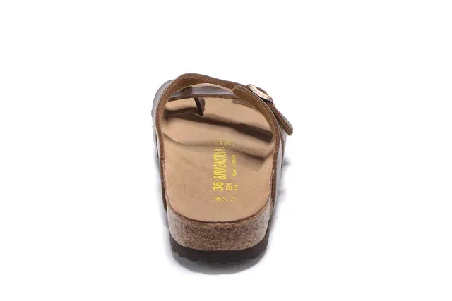 Birkenstock Arizona Brown Leather Two-Strap Casual Sandals 3