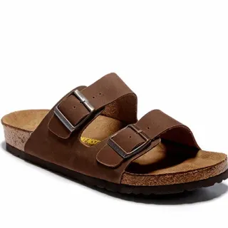 Birkenstock Arizona ব্রাউন সুয়েড ক্যাজুয়াল স্যান্ডেল