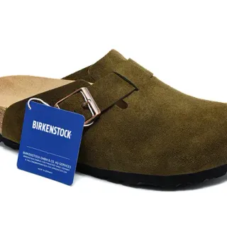 Birkenstock Arizona كلوج أخضر زيتوني سويد