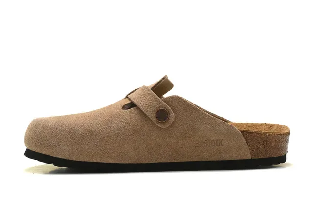 Birkenstock Arizona Tan Suede Buckle Clog 5