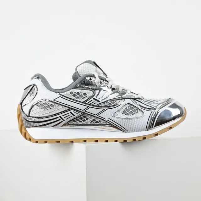 Bottega Veneta Maille et Cage Métallique Lifestyle Sneakers 7