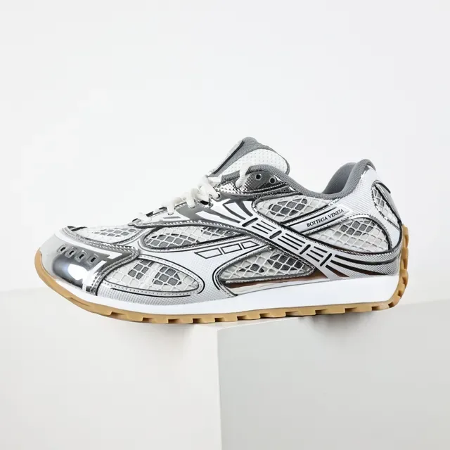 Bottega Veneta Maille et Cage Métallique Lifestyle Sneakers 9