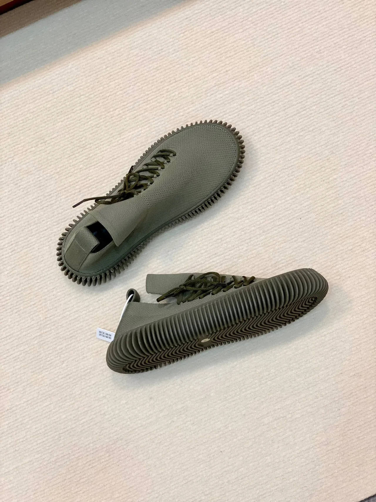 Bottega Veneta Speed Trainer Army Green Lifestyle Sneakers 6