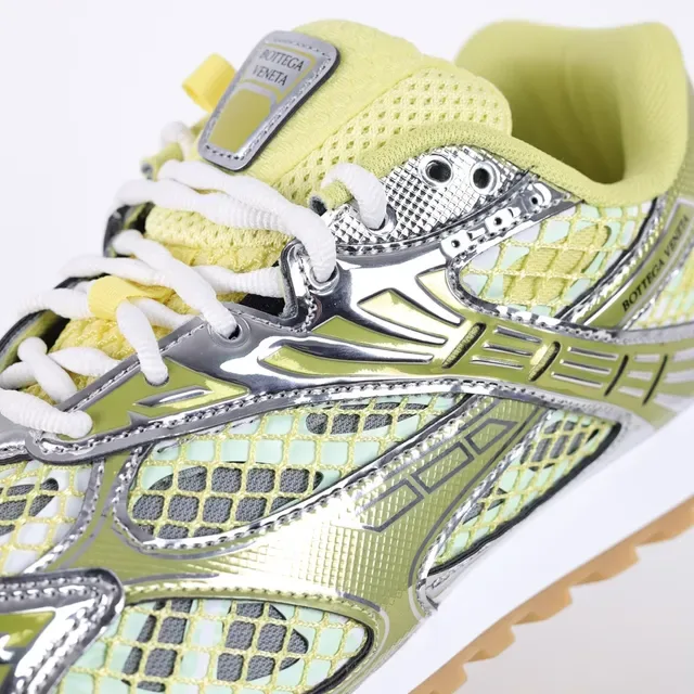 Bottega Veneta Track Trainer Sneakers Lifestyle Vert Citron Argent 6