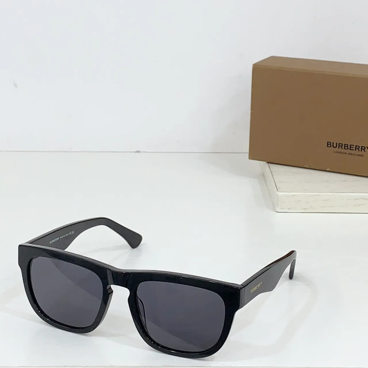 Burberry BE 4431U Black Square Sunglasses 2