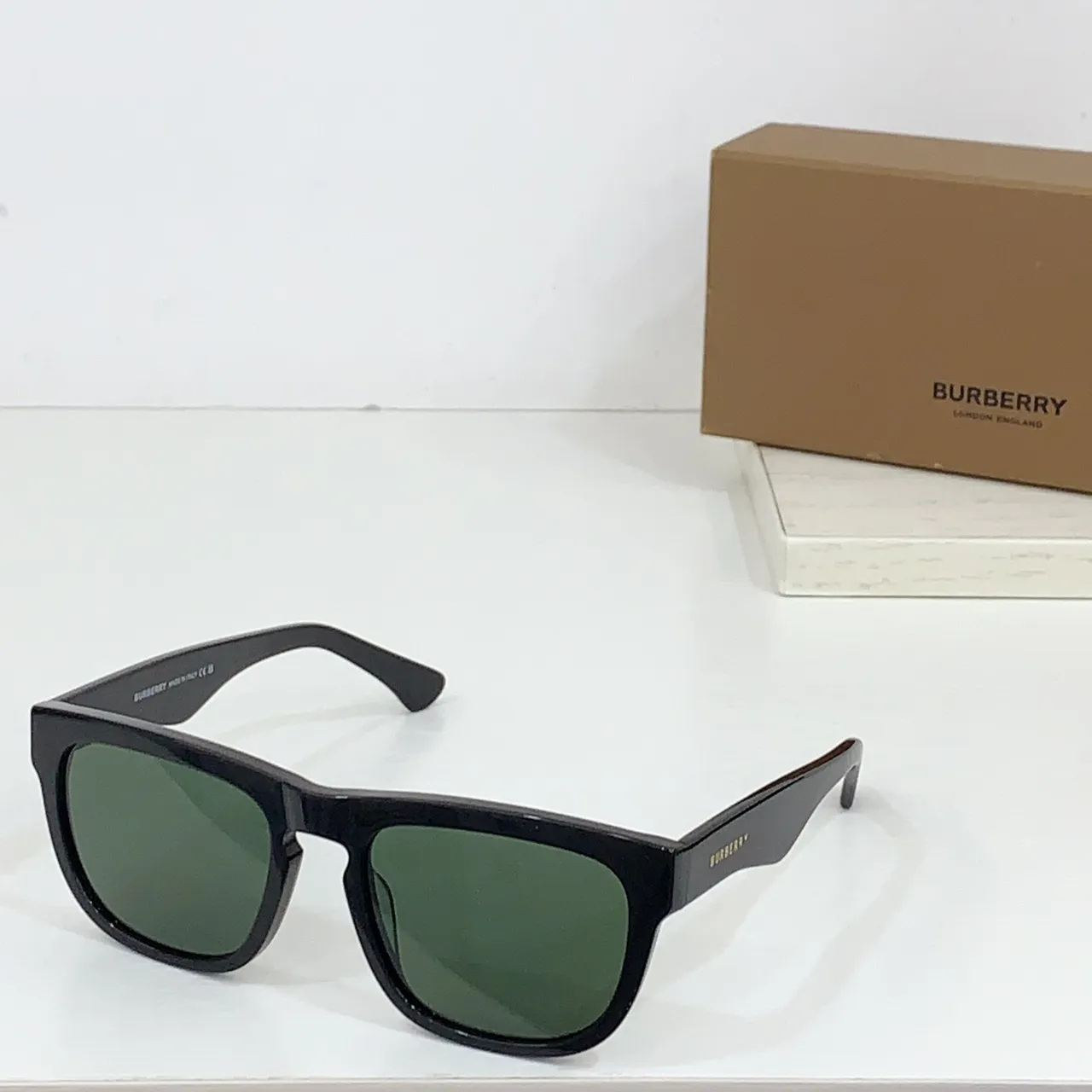 Burberry BE 4431U Black Square Sunglasses 3