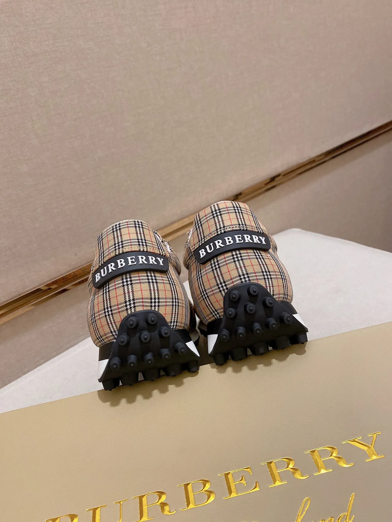 Burberry Plaid Low-Top Lifestyle Sneaker 3
