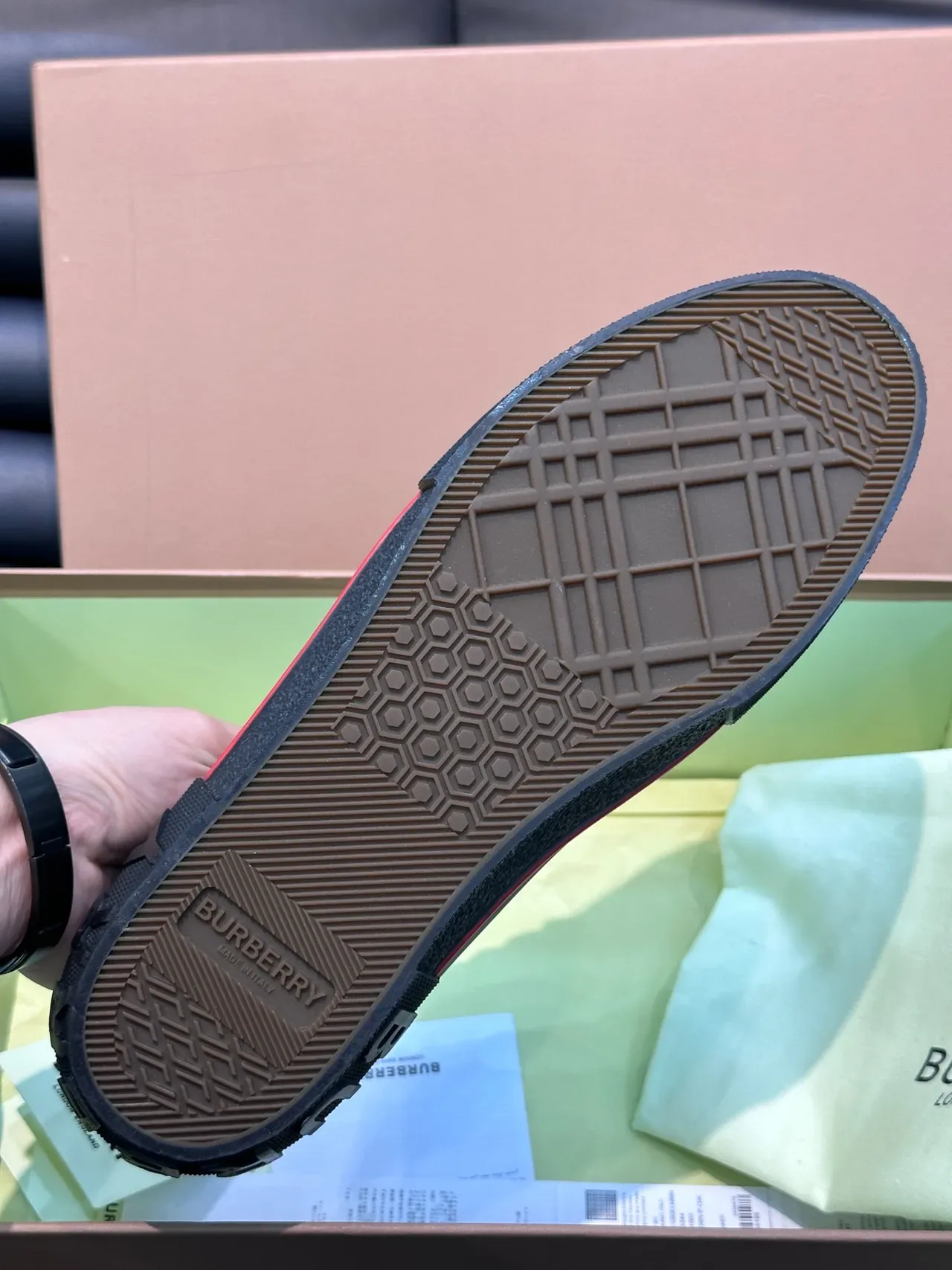 Burberry Tênis Lifestyle Plaid Low-Top 3