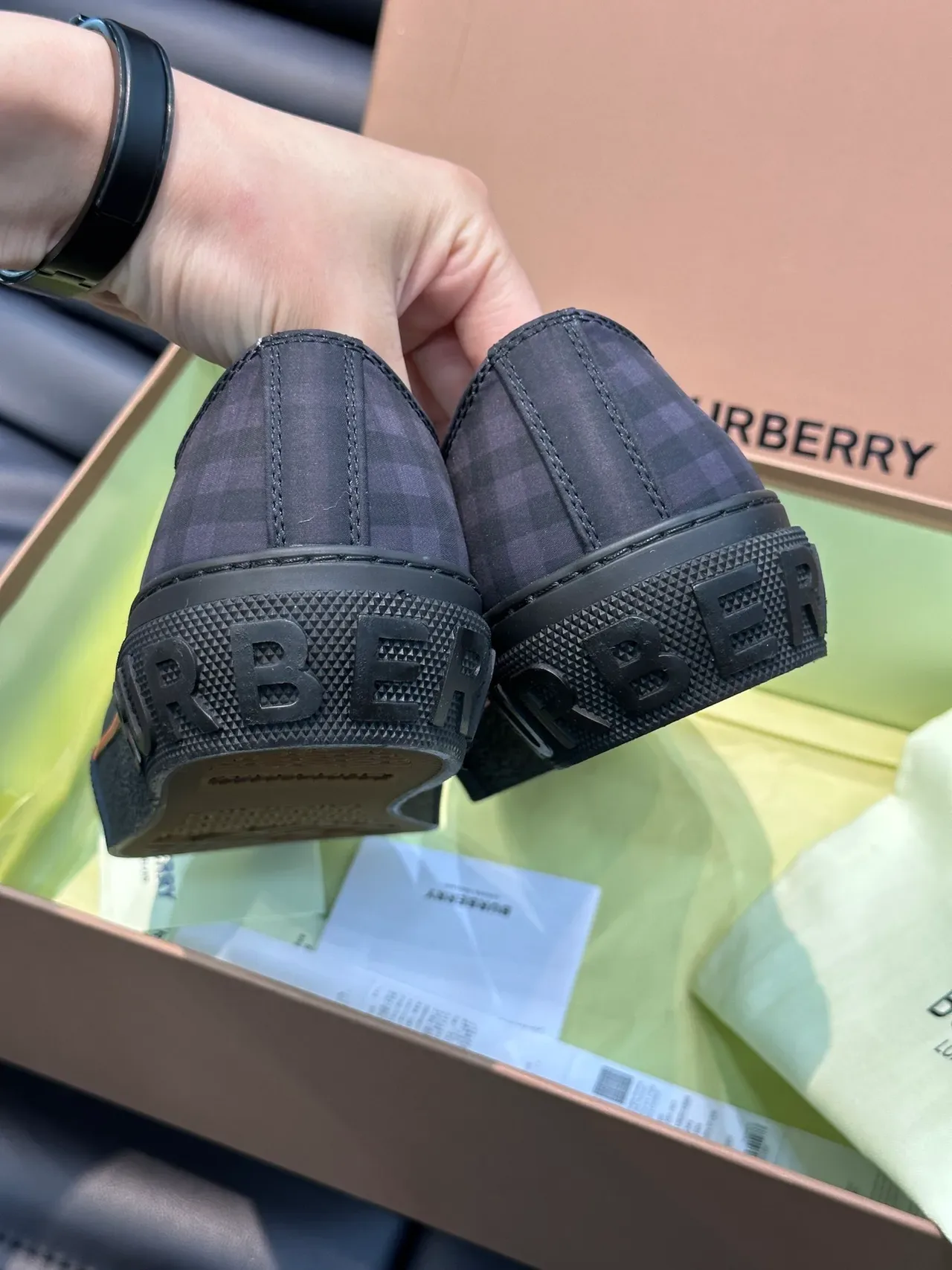 Burberry Tênis Lifestyle Plaid Low-Top 4