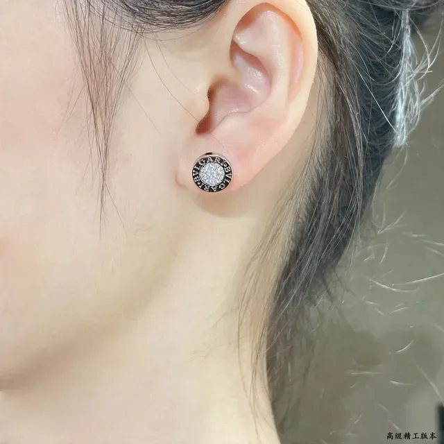 Bvlgari B.zero1 Round Pavé Stud Earrings 9