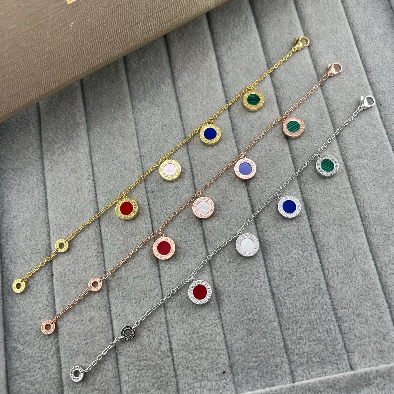 Bvlgari Circular Charm Enamel Bracelet 1