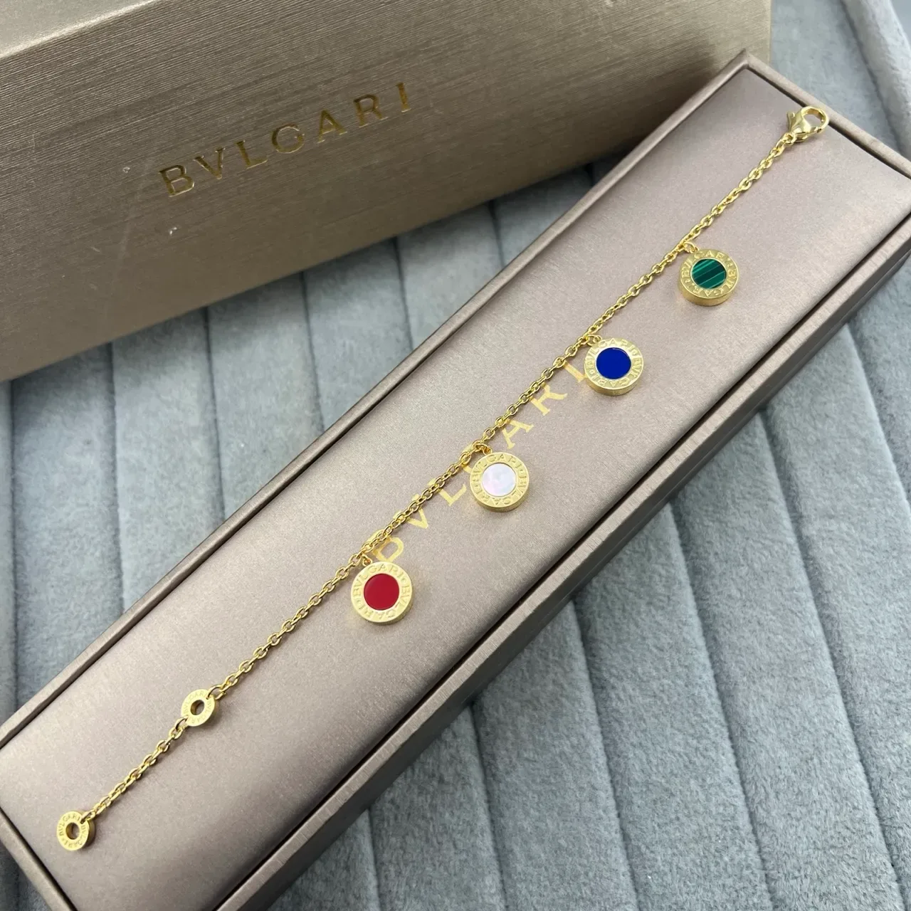 Bvlgari Circular Charm Enamel Bracelet 4