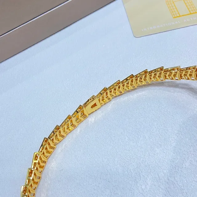 Bvlgari Serpenti Pavé-Set Gemstone Head Necklace 4