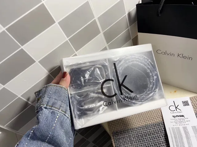 Calvin Klein অটোমেটিক বাকেল কালো পেবল্ড লেদার বেল্ট 9
