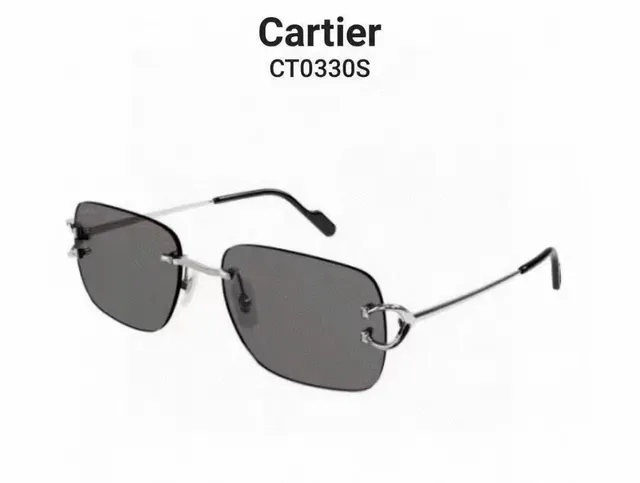 Cartier C de Cartier Lunettes de soleil sans bord angulaires 2