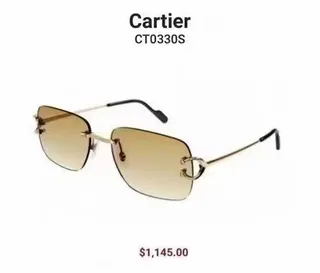 Cartier C de Cartier Lunettes de soleil sans bord angulaires 3
