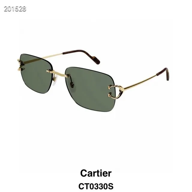 Cartier C de Cartier Lunettes de soleil sans bord angulaires 4