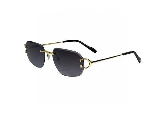 Cartier C de Cartier نظارات شمسية بدون إطار متدرجة 4