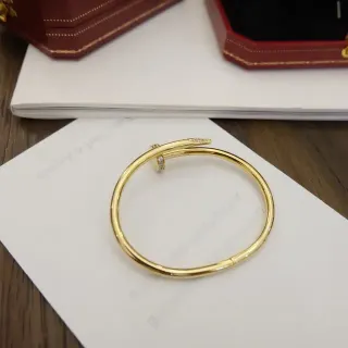 Cartier Juste un Clou Gold Pavé Diamond Bracelet