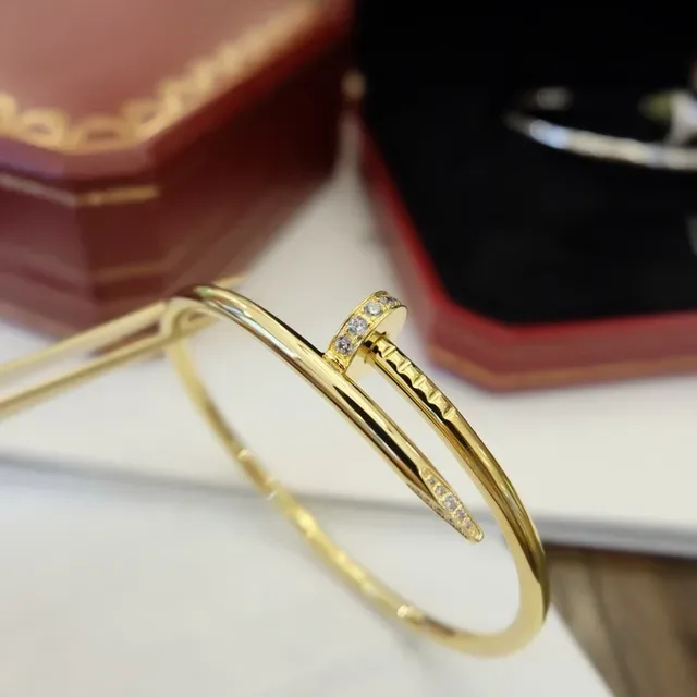 Cartier Juste un Clou Gold Pavé Diamond Bracelet 5