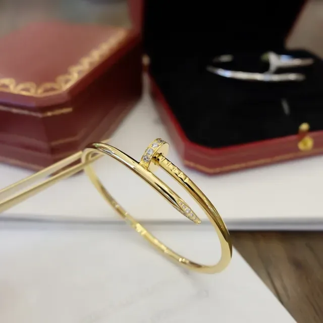 Cartier Juste un Clou Gold Pavé Diamond Bracelet 9