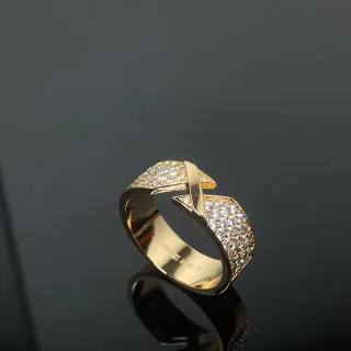 Cartier Juste un Clou Pavé Diamond Yellow Gold Ring