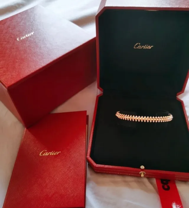 Cartier Juste un Clou manchette en or cloutée 9