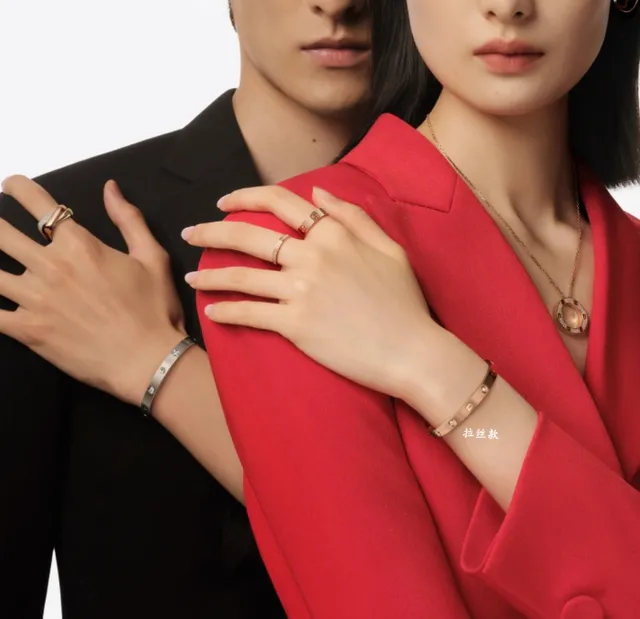 Cartier Love Bracelet হলুদ সোনা গোলাপ সোনা সাদা সোনা ডায়মন্ড-সেট ব্রেসলেট 9