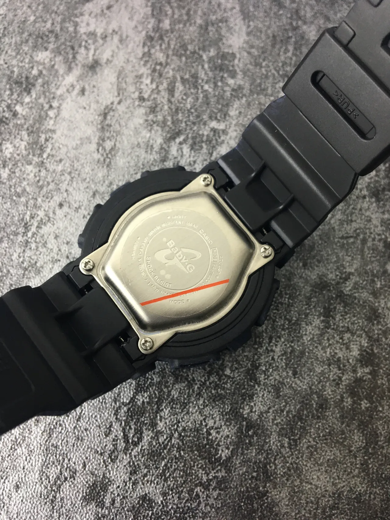Casio Baby-G Montre Sport en Résine Texturée Bleue 3
