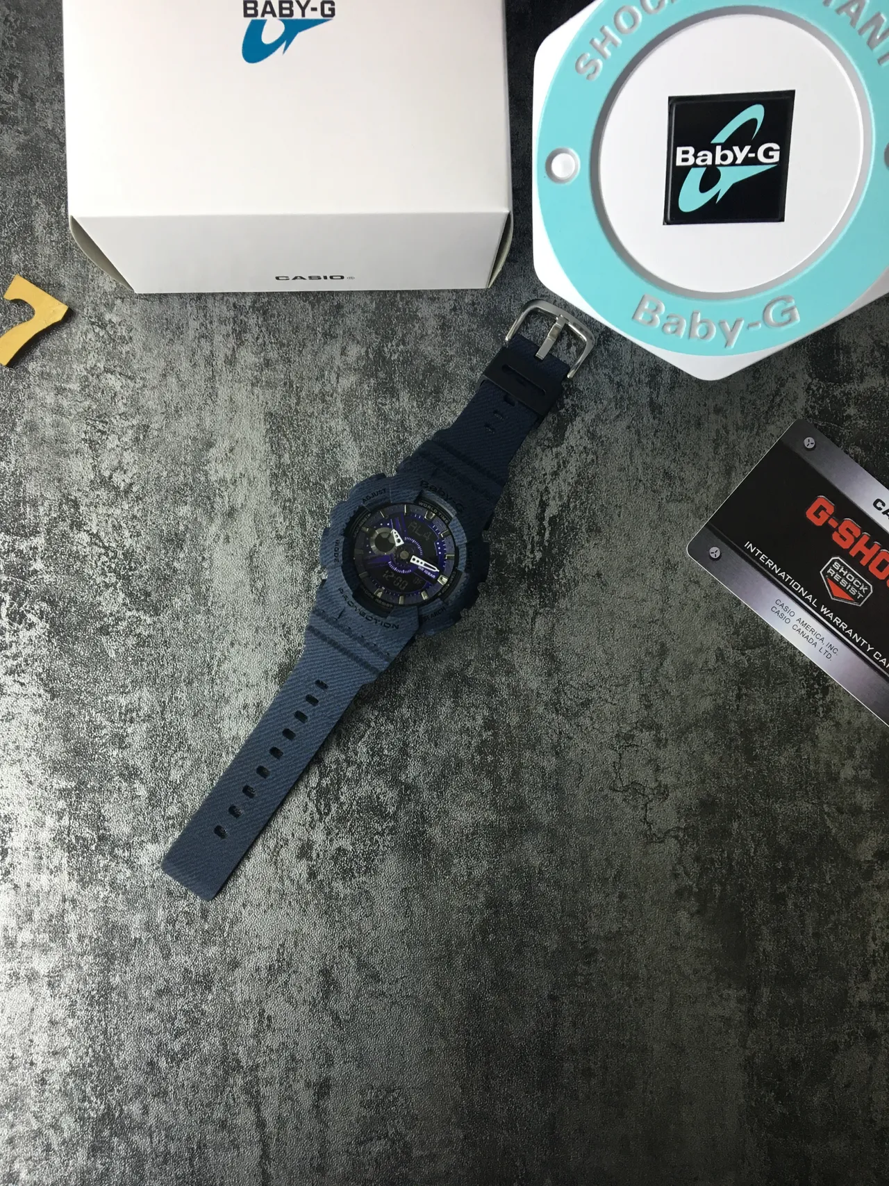 Casio Baby-G Montre Sport en Résine Texturée Bleue 6