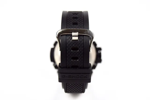 Casio Black Blue Rugged Resin Case Multi-Functional Chronograph Dial Watch 4