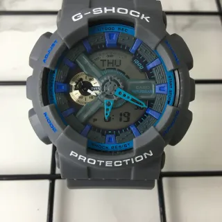 Casio G-Shock GA-100 Reloj Deportivo Gris y Azul